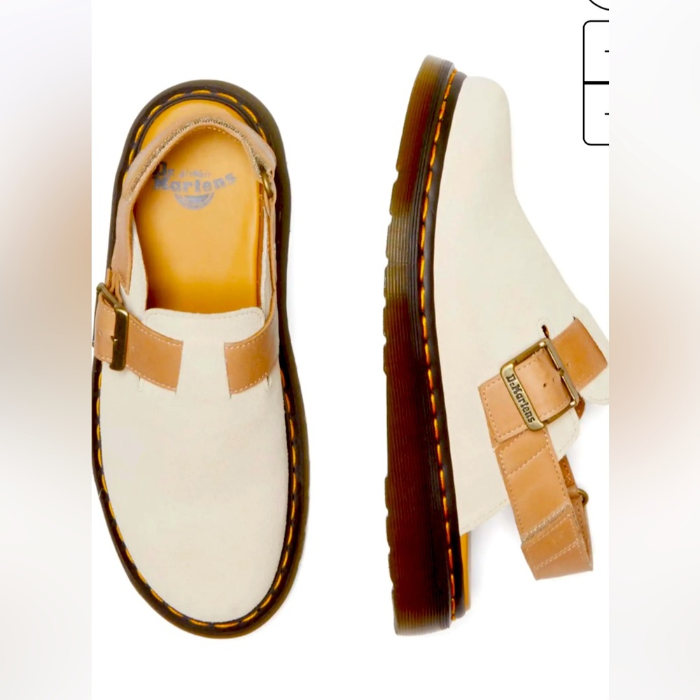Dr. Martens Jorge ll size 7 Airwaves//parchment beige + beige